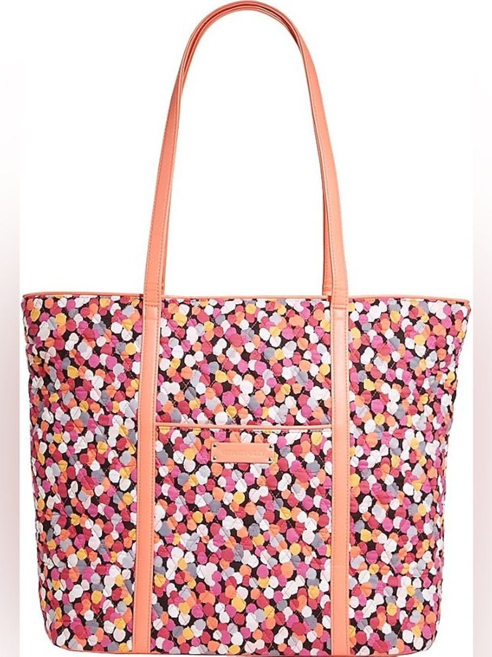Vera Bradley Women’s Trimmed Vera Pixie Confetti One Size tote travel bag